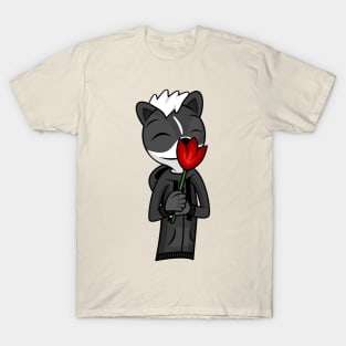 Melville the Rose-Sniffing Skunk T-Shirt